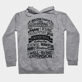 ABC FEEL GOOD Abraham-Hicks Inspired Typography Law of Attraction Hoodie